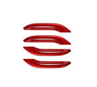 HETEVSCCK Pour Tesla Pour Modèle 3 Pour Modèle Y 2017-2021 2022 Autocollant Poignée Porte Voiture Refit Garniture Couvercle Protection Poignée Porte (6)