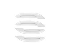 HETEVSCCK Pour Tesla Pour Modèle 3 Pour Modèle Y 2017-2021 2022 Autocollant Poignée Porte Voiture Refit Garniture Couvercle Protection Poignée Porte (2)