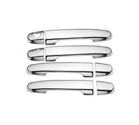HETEVSCCK Pour Toyota Pour Corolla E140 E150 2007 2008 2009 2010 2011 2012 2013 Chrome Poignée Porte Voiture Couverture Bol Garniture Style (1 keyhole)