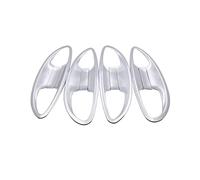 HETEVSCCK Pour Toyota Pour Corolla E170 2014-2019 2015 2016 2017 2018 Chrome Extérieur Poignée Porte Couverture Autocollants Voiture Garniture Ensemble (Handle Bowl 4 Door)