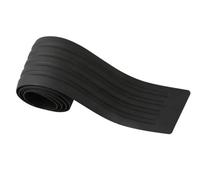HETEVSCCK Protection Anti-Rayures pour Seuil Porte Coffre Protection Universelle pour Pare-Chocs Arrière Moulures Caoutchouc Garniture Décorative Protection Pare Choc Voiture(90cmBlack)