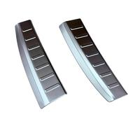 HETEVSCCK Protection Pare-Chocs Arrière pour Nissan pour Kicks 2025 Seuil Porte Pédale Accessoires Autocollants Protection Pare Choc Voiture(Argent)