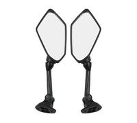 HETEVSCCK Rétroviseurs Latéraux Gauche Et Droit Noirs Moto pour Kawasaki pour Ninja ZX6R ZX-6R 2009 2010 2011 2012