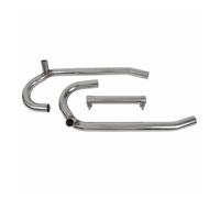 HETEVSCCK Silencieux D'échappement Tuyau D'échappement De Moto 38mm en Acier Inoxydable pour B&MW R75 R80 R90 R100 pour Cafe pour Racer Accessoires