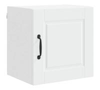 HETFTJN Armoire de cuisine murale blanche 40 x 31 x 40 cm en matériau bois - Design moderne avec 1 porte et étagère à planche - Robuste et peu encombrante - Pour petite cuisine, salon, cuisine, salle