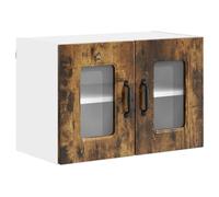 HETFTJN Armoire Murale de Cuisine 60 x 31 x 40 cm, Meuble de Rangement Mural Style Moderne, Bois d'Ingénierie, Couleur Chêne Fumé, Caisson Cuisine Gain de Place