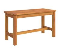 HETFTJN Banc de jardin 80 x 35 x 45 cm en bois massif d'acacia - Matériau naturel robuste avec traitement à l'huile - Design moderne pour balcon, terrasse et couloir - Peu encombrant et durable