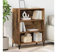 HETFTJN Buffet en bois recyclé 90 cm de haut avec étagères, meuble bas moderne pour salon, couloir, cuisine, pieds stables et rangement peu encombrant, 32,5 x 69,5 x 90 cm