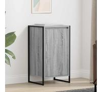 HETFTJN Buffet industriel gris sonoma 43 x 36 x 75,5 cm en bois avec pieds en acier design moderne miracle de rangement pour salon, couloir, bureau et cuisine