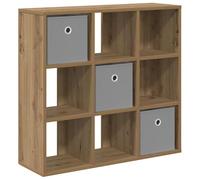 HETFTJN Buffet Salon avec 3 Tiroirs Chêne Artisanal 73,5x24x69,5 cm - Commode Basse en Bois d'Ingénierie, Meuble de Rangement Moderne et Petit Buffet Étroit pour Entrée, Couloir et Séjour