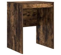 HETFTJN Bureau Compact 60 x 50 x 76 cm, Table de Travail en Bois d'Ingénierie pour Petits Espaces, Petit Bureau Informatique Robuste pour Ordinateur Portable, Chêne Fumé