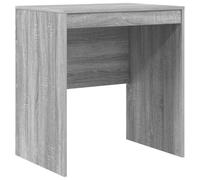 HETFTJN Bureau compact 70 x 50 x 76 cm - Gris - En bois Sonoma - Design moderne et peu encombrant - Robuste et durable - Pour la maison, le bureau, les jeux, les salles d'études et les petits