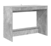 HETFTJN Bureau de Lit Moderne en Bois d'Ingénierie, Table de Travail Rectangulaire et Console Gain de Place pour Chambre et Petit Espace, Coloris Gris Béton, 100 x 45 x 75 cm