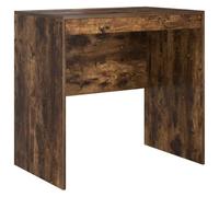 HETFTJN Bureau Informatique Compact en Bois d'Ingénierie, Table de Bureau Moderne Chêne Fumé 80 x 50 x 76 cm, Petit Bureau de Travail pour Ordinateur Portable, Salon et Studio
