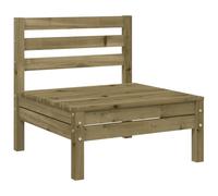 HETFTJN Canapé de jardin en pin pressé 63,5 cm design à lattes pour balcon, terrasse, salon d'extérieur pour petits balcons