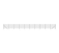 HETFTJN Clôture en Grillage Métallique Anthracite 1,6 x 25 m - Kit Complet avec Poteaux, Acier Galvanisé et Revêtement PVC pour Jardin, Barrière Robuste et Enclos Animaux