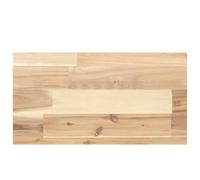 HETFTJN Dessus de Table 60x20x4 cm Rectangulaire en Bois d'Acacia Massif - Plateau de Remplacement Non Traité pour Bureau, Console, Meuble Étagère et Décoration DIY