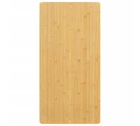 HETFTJN Dessus de Table en Bambou 40x80x2,5 cm - Plateau de Table Rectangle Verni pour Table Basse, Meuble d'Appoint, Bureau et Comptoir de Bar, Épaisseur 25 mm