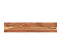 HETFTJN Dessus de Table en Bois d'Acacia Massif 180x20x3,8cm Rectangulaire, Plateau de Remplacement Long pour Table de Bar, Table d'Appoint ou Console Rustique, Finition Naturelle