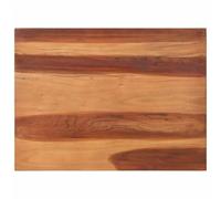HETFTJN Dessus de Table en Bois d'Acacia Massif 60x80 cm - Plateau de Table Rectangulaire Épaisseur 15-16 mm Finition Miel - Idéal pour Renouveler Table de Cuisine, Bureau, Café, Restaurant, Hôtel