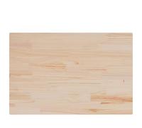 HETFTJN Dessus de Table en Bois de Pin Massif Rectangulaire - Plateau de Table de Salle à Manger Rustique Non Traité pour Bureau, Meuble DIY et Rénovation - 3 Pièces 159x80x1,7cm