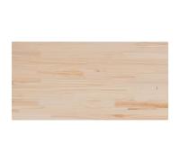 HETFTJN Dessus de Table Rectangulaire 100x50x1,7 cm en Bois de Pin Massif Non Traité - Plateau de Remplacement Rustique pour Table Basse, Meuble de Salon et Salle à Manger