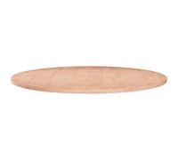 HETFTJN Dessus de Table Rond Ø60x1,5 cm en Chêne Massif Non Traité - Plateau de Table en Bois pour Table Basse, Bureau, Meuble de Salon, Café et Restaurant