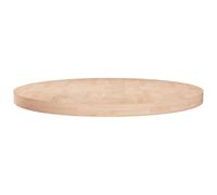 HETFTJN Dessus de Table Rond Ø70x4 cm en Chêne Massif Non Traité Plateau de Table en Bois pour Table Basse Basse d'Appoint Bar Café Restaurant - Style Rustique Naturel et Durable