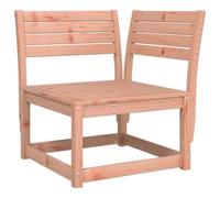 HETFTJN Douglas Banc d'angle 73 x 73 x 78 cm - En bois massif résistant aux intempéries - Canapé de jardin peu encombrant pour petits balcons, terrasse, cour