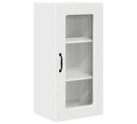 HETFTJN Kalmar - Armoire murale de cuisine - Blanc - 40 x 31 x 80 cm - En matériau dérivé du bois - Design moderne - Grand espace de rangement - Meuble de cuisine - Meuble bas pour cuisine, couloir et