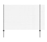 HETFTJN Kit de clôture de jardin - 1,6 x 10 m - Gris - En acier et PVC - Design moderne - Panneaux de clôture robustes avec poteaux - Pour jardin, terrasse, balcon - Brise-vue pour l'extérieur