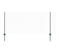 HETFTJN Kit de clôture de jardin, 100 m x 100 cm, en acier et PVC, vert, design moderne, pour jardins, terrasses, balcons, brise-vue, durable, pour l'extérieur