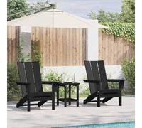 HETFTJN Lot de 2 chaises de jardin en polyéthylène, design moderne, empilables, avec accoudoirs, 80,5 x 74,5 x 92 cm, pour jardin, terrasse, balcon, camping