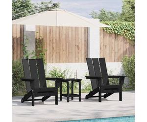 HETFTJN Lot de 2 chaises de jardin en polyéthylène, design moderne, empilables, avec accoudoirs, 80,5 x 74,5 x 92 cm, pour jardin, terrasse, balcon, camping