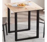 HETFTJN Lot de 2 plateaux de table 70 x 35 x 2,5 cm en pin massif non traité - Plaque en bois rustique comme table à manger, plan de travail ou banc d'extérieur pour cuisine, balcon, salon