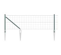 HETFTJN Lot de clôtures de jardin vertes - Longueur : 80 cm - Hauteur : 80 cm - En acier - Design moderne et construction robuste - Pour jardin, terrasse, balcon et étang - Brise-vue et délimitation