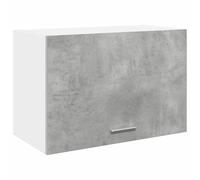 HETFTJN Lyon Armoire suspendue, gris béton, 60 x 31 x 40 cm, en matériau dérivé du bois, avec porte, charge maximale : 60 kg, meuble de cuisine, peu encombrant, montage mural, buffet moderne pour