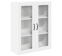HETFTJN Meuble de Cuisine Mural Kalmar, Armoire de Rangement Cuisine Design Moderne, Placard en Bois d'Ingénierie, Blanc, 80 x 31 x 100 cm, Rangement Organisé