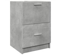 HETFTJN Meuble sous Lavabo Gris Béton, Armoire d'Évier en Bois d'Ingénierie 40 x 37 x 59 cm, Meuble Bas de Salle de Bain Autoportant avec 1 Tiroir et 1 Compartiment de Rangement