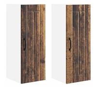 HETFTJN Panneau de Lave-Vaisselle Lucca 2 pcs en Bois d'Ingénierie, Meuble de Cuisine Mural 30 x 31 x 80 cm, Design Moderne et Structure Durable pour Espace Intérieur, Finition Bois Ancien