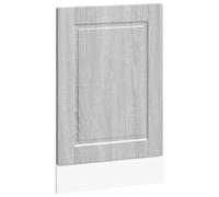 HETFTJN Panneau de lave-vaisselle Porto en gris sonoma 45 x 1,5 x 67 cm en matériau à base de bois robuste grâce au design moderne comme armoire de cuisine, buffet avant de cuisine pour protection du