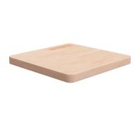 HETFTJN Plateau de table 50 x 50 cm en chêne massif non traité, 4 cm d'épaisseur, plateau en bois rustique, table basse, bricolage, cuisine, bureau, design moderne pour salon, balcon et jardin