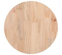 HETFTJN Plateau de table en pin rond de 30 cm d'épaisseur non traité - 2,5 cm d'épaisseur - Résistant aux rayures - Pour salle à manger, cuisine, table d'appoint - Moderne et durable - Pour salon