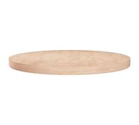 HETFTJN Plateau de table rond en chêne non traité 60 x 4 cm Table basse Cuisine Extérieur