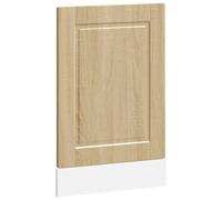 HETFTJN Porto Panneau de lave-vaisselle en chêne Sonoma 45 x 1,5 x 67 cm Matériau bois robuste contre l'humidité Design moderne Protection et style pour cuisine, kitchenette, petites cuisines