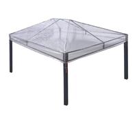 HETFTJN Remplacement de Housse de Gazebo Transparent 400 x 300 x 32 cm, Toile de Rechange en PVC pour Tonnelle de Jardin, Bâche Résistante au Gel et à la Grêle pour Tente