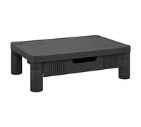 HETFTJN Support de Moniteur avec Tiroir de Rangement, Rehausseur d'Écran PC en HIPS Noir pour Bureau, Support d'Ordinateur Ergonomique, Dimensions 43 x 30,5 x 13 cm