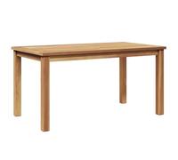 HETFTJN Table basse 90 x 50 x 45,5 cm, en teck massif, résistante aux intempéries, pour terrasse, balcon, jardin