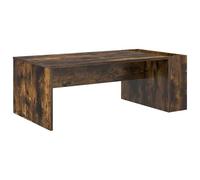 HETFTJN Table Basse Rectangulaire, Table de Salon Moderne en Bois d'Ingénierie, Design Contemporain, Coloris Chêne Fumé, 95 x 50 x 34 cm pour Salon et Intérieur