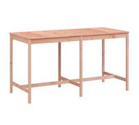 HETFTJN Table de jardin en sapin de Douglas - 203,5 x 90 x 110 cm - Bois massif résistant aux intempéries - Design moderne et robuste - Pour jardin, terrasse, balcon, salle à manger en plein air